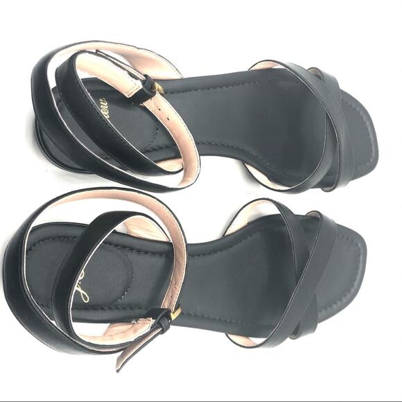 J.Crew Women's Black Abbie Cross Strap Sandals Sz 9 - Picture 5 of 11